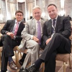 Joshua Lev & Mark Lev with Howard Gostfrand at the Rodman & Renshaw Conference September 2011